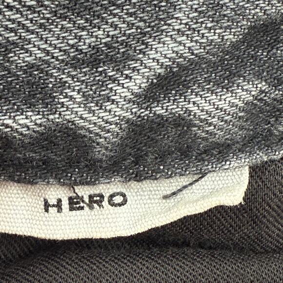 SLVRLAKE Hero Jeans Size 25 Midnight Rider NEW Distress High Rise Fray Straight - Picture 5 of 16